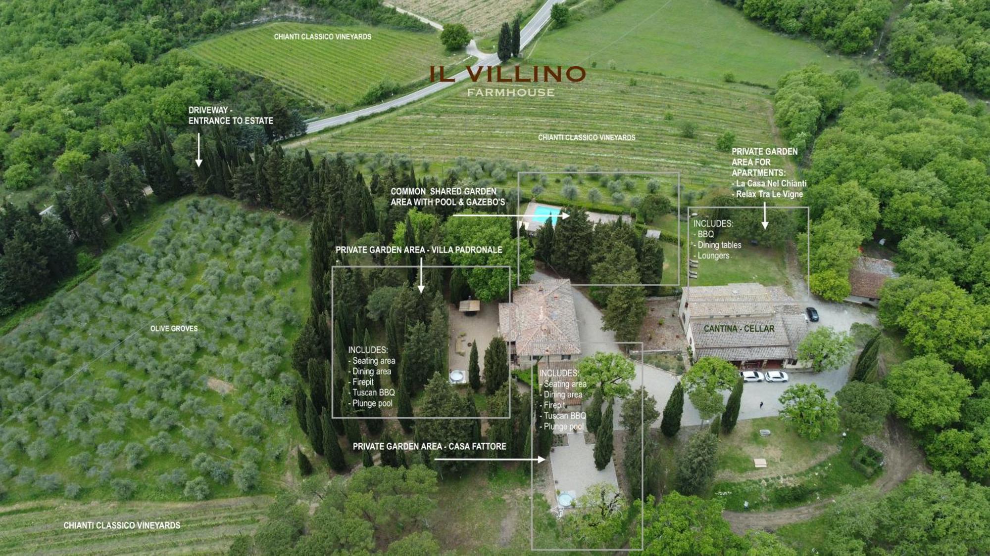Il Villino Farmhouse كاستيلّينا إنْ كْيانت المظهر الخارجي الصورة