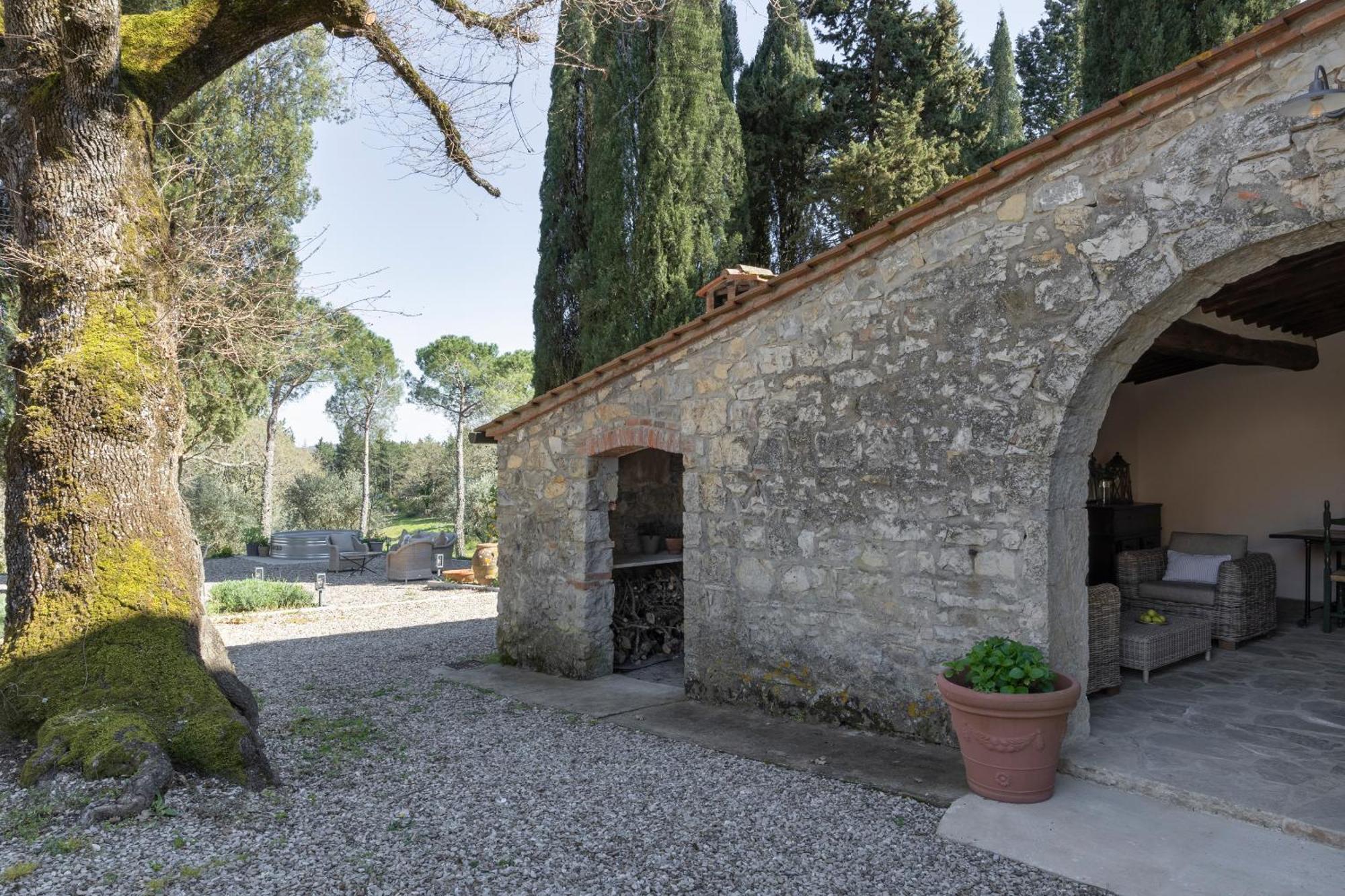 Il Villino Farmhouse كاستيلّينا إنْ كْيانت المظهر الخارجي الصورة